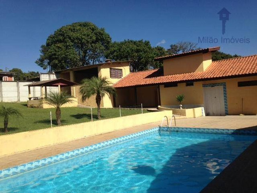 Chácara A Venda No Parque Monte Bianco Araçoiaba Da Serra - Terreno Total 1.367,50 - C/ Piscina - Ch0006