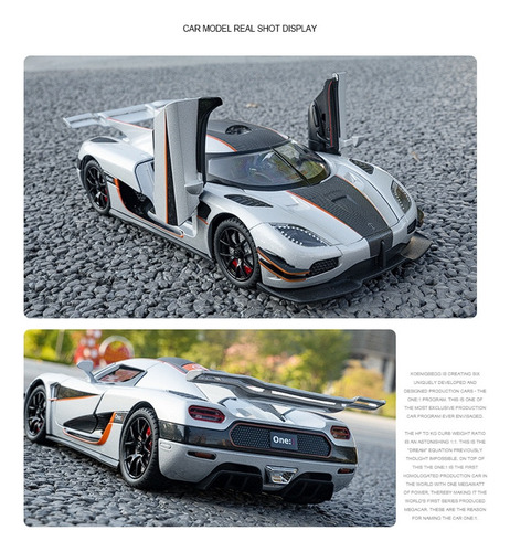 . Coleccionables Koenigseg Racing Models Supercars 1/24
