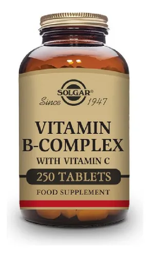Solgar Complejo B Con Fórmula De Estrés De Vitamina C 250