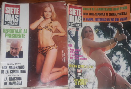 Lote X 43 Revistas Siete Días Años 1973 A 1975, Ver Listado