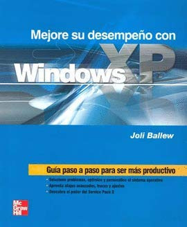 Libro Mejore Su Desempeño Con Windows Xp Guia Paso A Paso Pa