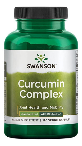 Curcumin Complex Curcumina Pura 120 Cap Veg Sabor No Aplica