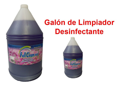 Imagen 1 de 1 de Desinfectante Limpiador Aromatizante Fullclen 3.78l Galon