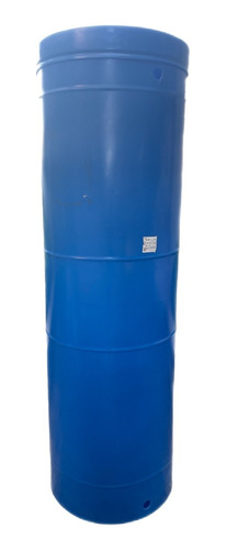 Tanque Cilindrico Liso 500 Ltrs Azul Q´tanque