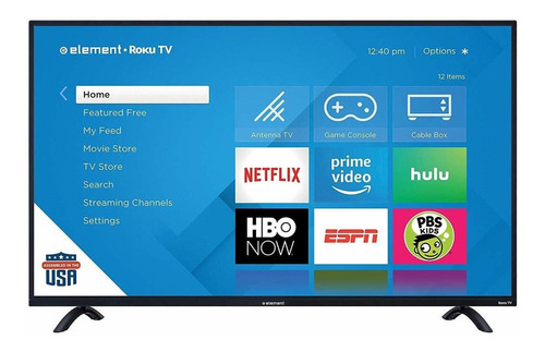 Smart TV portátil Element E4SW5017RKU LED Roku OS 4K 50"