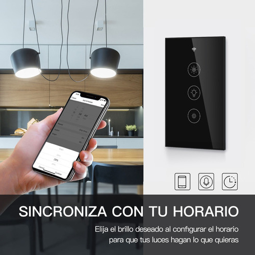 Inteligente Wifi Rf433 Dimmer Regulable Interruptor Moes