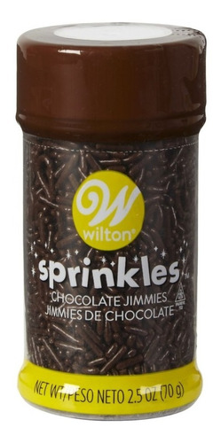 Sprinkles Granas Comestibles Wilton Jimmies Chocolate 70g 