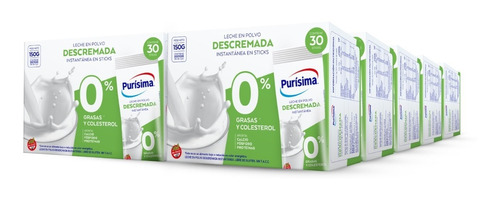 Leche En Polvo Descremada Purisima Sticks 5gr (600 Sobres)