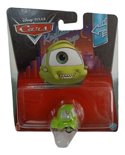 Mattel Disney Pixar Cars Mike Monsters Inc Verde 3/5