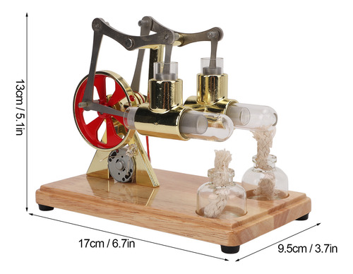 Modelo De Juguete Con Motor Stirling, Modelo Físico Científi