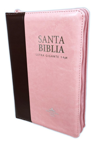 Biblia Reina Valera 1960 Letra Grande Pjr Cierre Indice Rosa, de Sociedades Bíblicas Unidas. Editorial Sociedades Bíblicas Unidas en español, 0