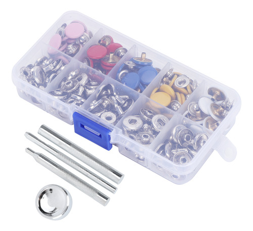 Kit De Fixação De Pressão Metal Press Stud Leather Tich Butt