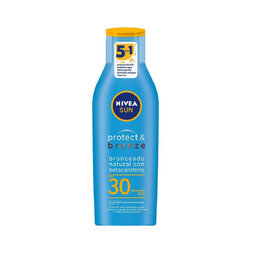 Protector Solar Nivea Sun Protect & Bronce Fps 30 - 200 Ml