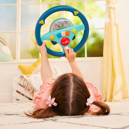 Volante Juguete Interactivo Infantil Luces Sonidos Battat