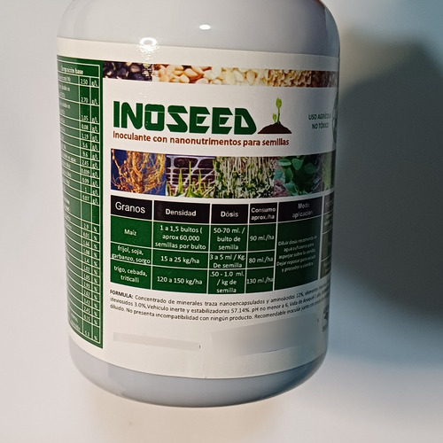 Inoseed. Inoculante Con Nanonutrimentos Para Semillas.