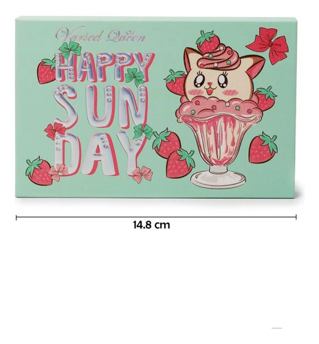 Paleta Sombras 12 Glitter Kawaii Estuche Espejo + Regalo