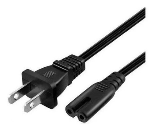 Cable Corriente Poder Cargador  2 Polos Tipo 8