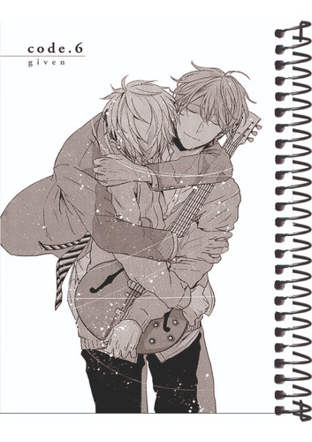 Caderno 20 Matérias Anime Given A2