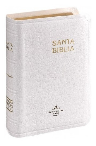 Biblia Bolsillo Rvr1960 Imitación Piel Blanco