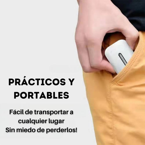 Auriculares in-ear inalámbricos CG Inalámbricos Q8L blanco con luz LED