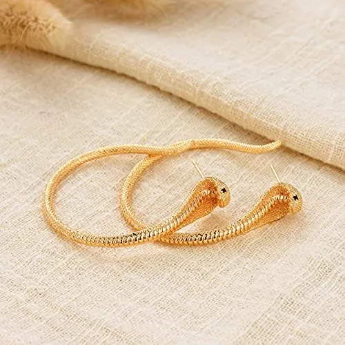 Fettero Pendientes De Oro Para Mujer Chapados En Oro Delicad