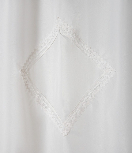 Cortina De Baño Bordada Broderie En Tela