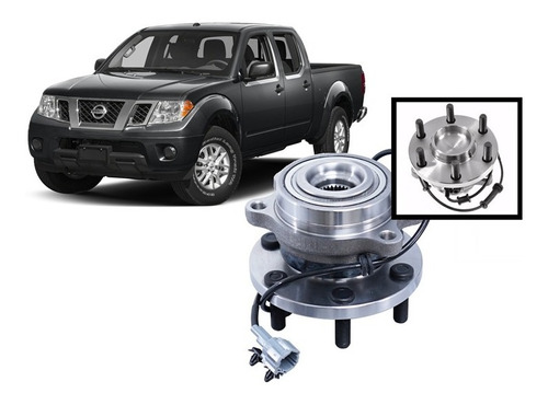 Cubo De Roda Dianteiro Rolamento Nissan Frontier 4x4 Com Abs