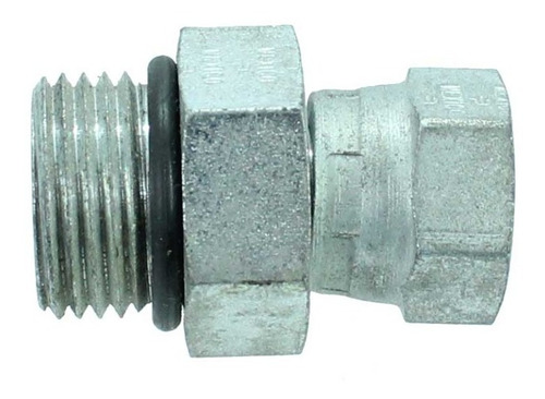 Adaptador Hembra Macho Rosca Giratoria 3/4x3/8 25408480 Color Plata