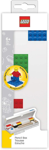 Imagen 5 de 5 de Lego Pencil Box Estuche Cartuchera C/ Mini Figura