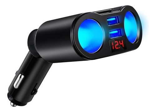 Cargador Doble Usb De 2 Vías Para Encendedor De Coche