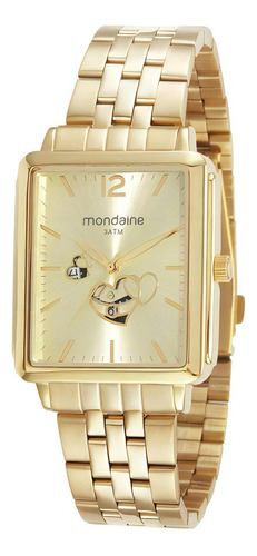 Relógio Mondaine Dourado 32344lpmvde1