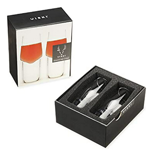 Viski Raye Premium Crystal Clear, Elegante, Juego De Regalo 