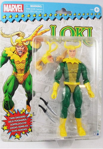 Marvel Legends: Loki Série Vintage - Hasbro