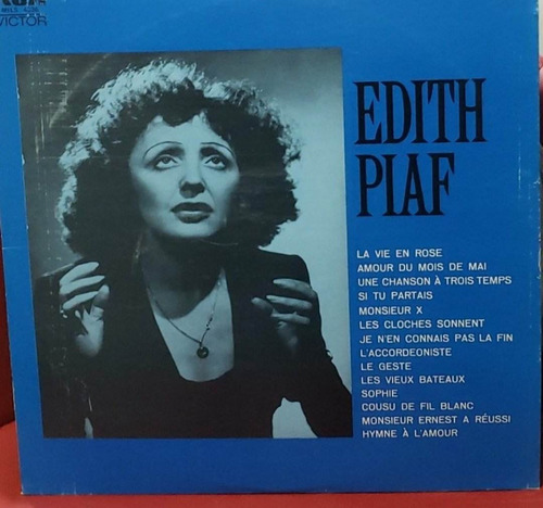 Edith Piaf En Sus Mejores Años Lp