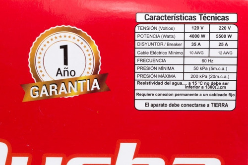 Ducha Electrica Super Automatica 3 Temperaturas 120 Kontiki