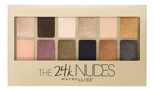 Paleta Sombras Ojos The Nudes Maquillaje Maybelline