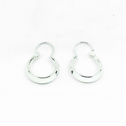 Aros De Plata 925 Mujer Tipo Criollos 15mm  