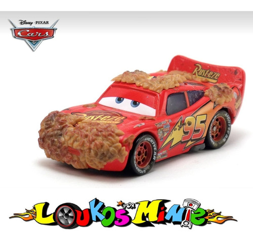 Disney Cars Nature Drive Lightning Mcqueen Original Loose