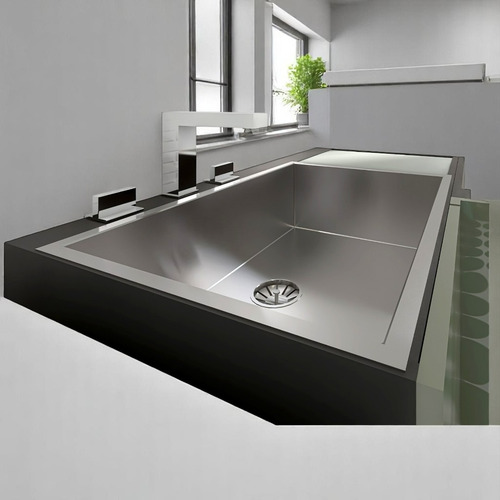Cuba Inox 50x40 Estilo Elegante E Funcionalidade Inigualável