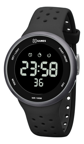 Relógio Masculino Digital Azul X-games Silicone Original +nf