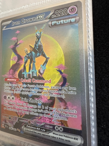 Iron Crown Ex - 206/162 Tef Iron Crown Ex Pokémon Tcg Inglés
