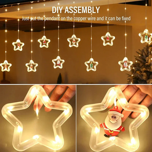 Nueva Cadena De Luces Led De Navidad, Luces De Decoración Cr