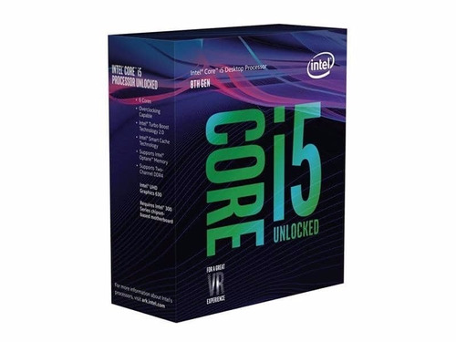 Micro Procesador Intel Core I5 8600k 4.3ghz 6 Cores 8va Htg