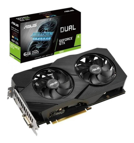 Placa de vídeo Nvidia Asus  Dual GeForce GTX 16 Series GTX 1660 DUAL-GTX1660-O6G-EVO OC Edition 6GB
