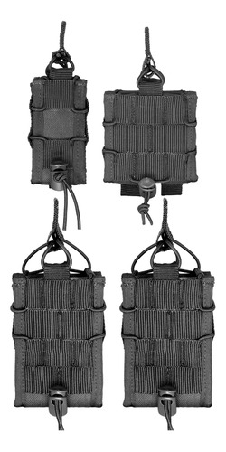Kit 2 Porta Carregador Fuzil 556 + Pistola + Algema Modular 