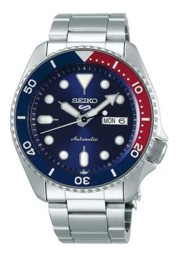 Reloj Seiko Pepsi Linea Seiko 5  Automatico Acero Srpd53 K1
