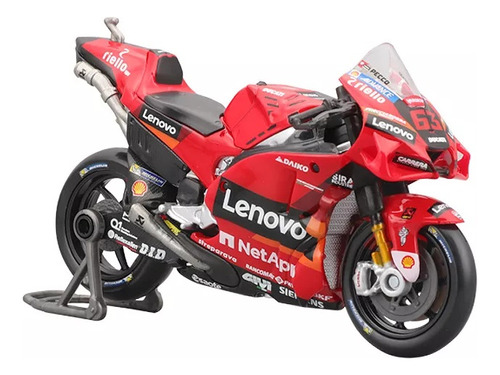 1:18 Temporada Ducati Simulación Moto Gp Modelo