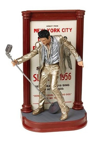 Figura De Acción Mcfarlane Toys Rock N 'roll Elvis # 4 Gold