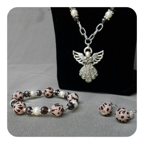 Imagen 4 de 5 de Joyería Talavera Poblana Con Collar Aretes Pulsera 11 Jyr