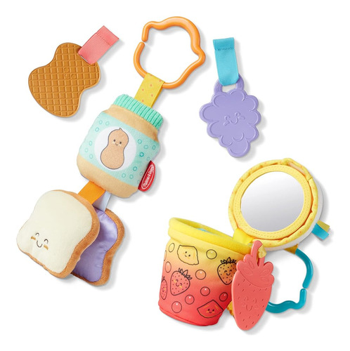 Melissa & Doug Multi-sensory Take-along Clip-on Infant Toy 2